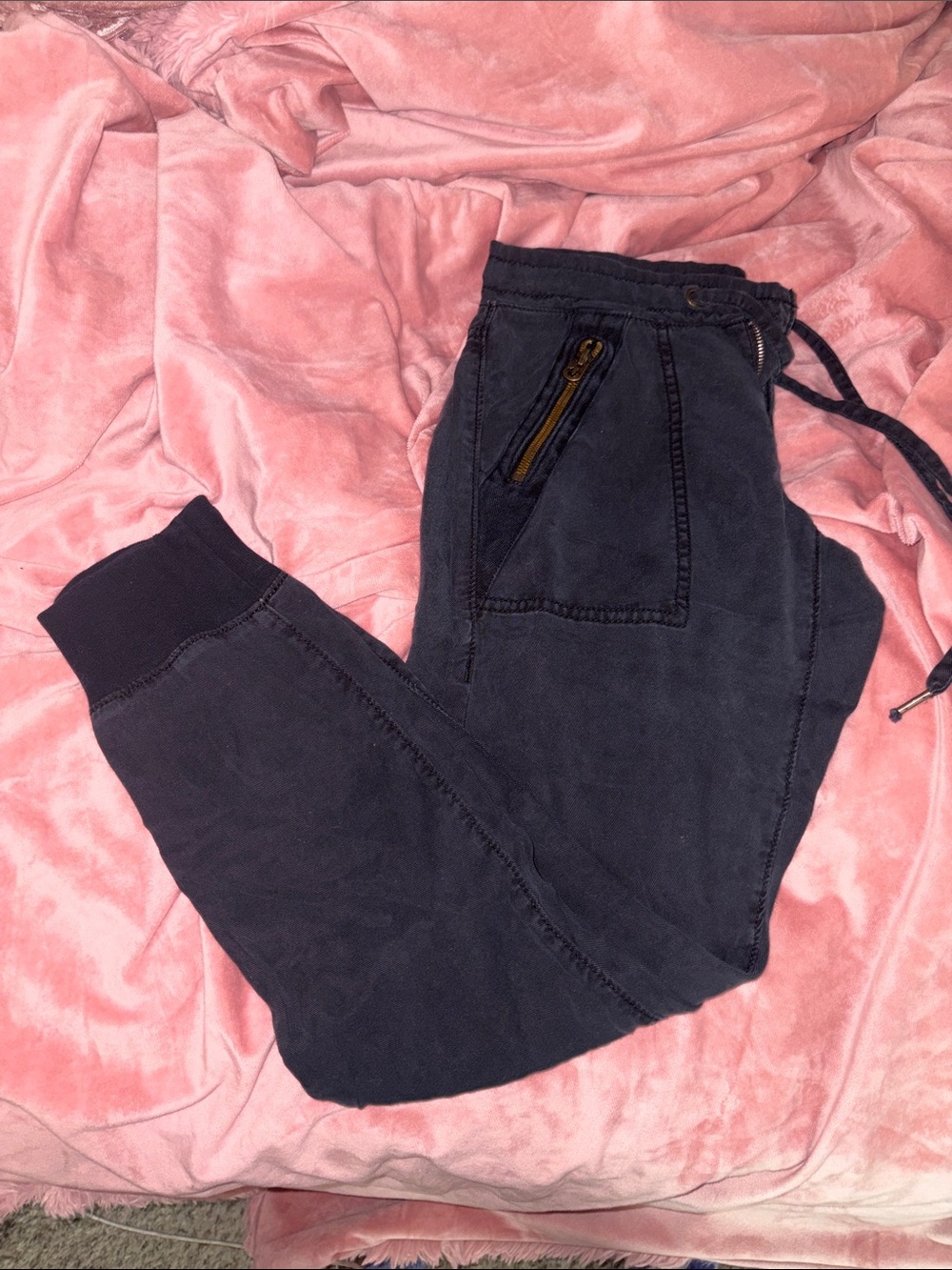 True Religion Black Denim Shorts with Branded Hardware